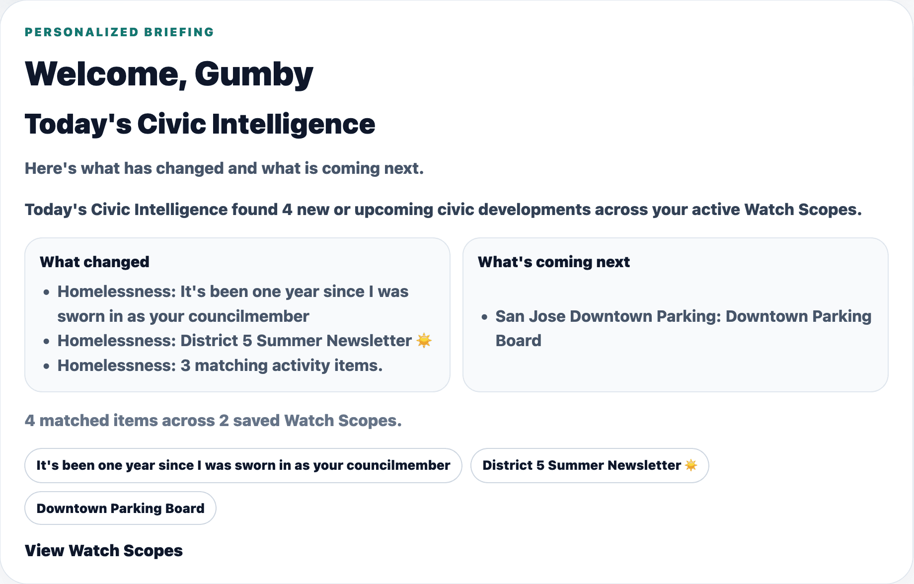 CivicCause Professional Daily Updates briefing